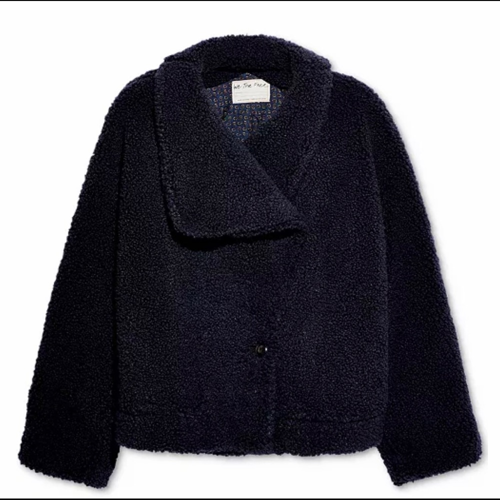 Free People Izzy wrap teddy jacket 🧥